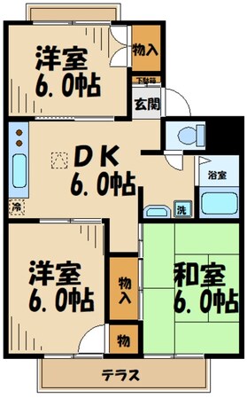 レイクサイドハウスの物件間取画像